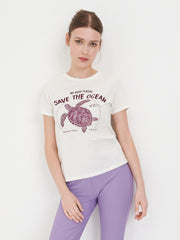 Loose fit trousers with belt